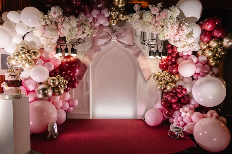 Celebración de cumpleaños elegante