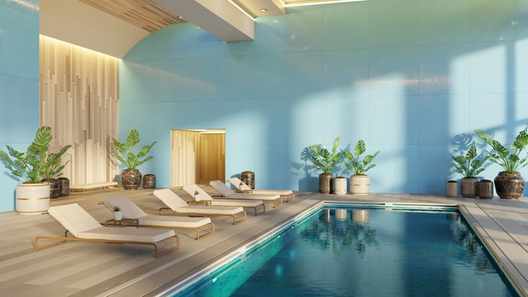 Alberca climatizada interior